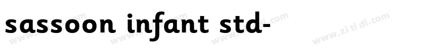 sassoon infant std字体转换 sassoon infant std字体转换